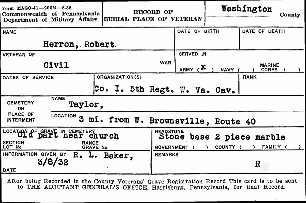 veteran burial